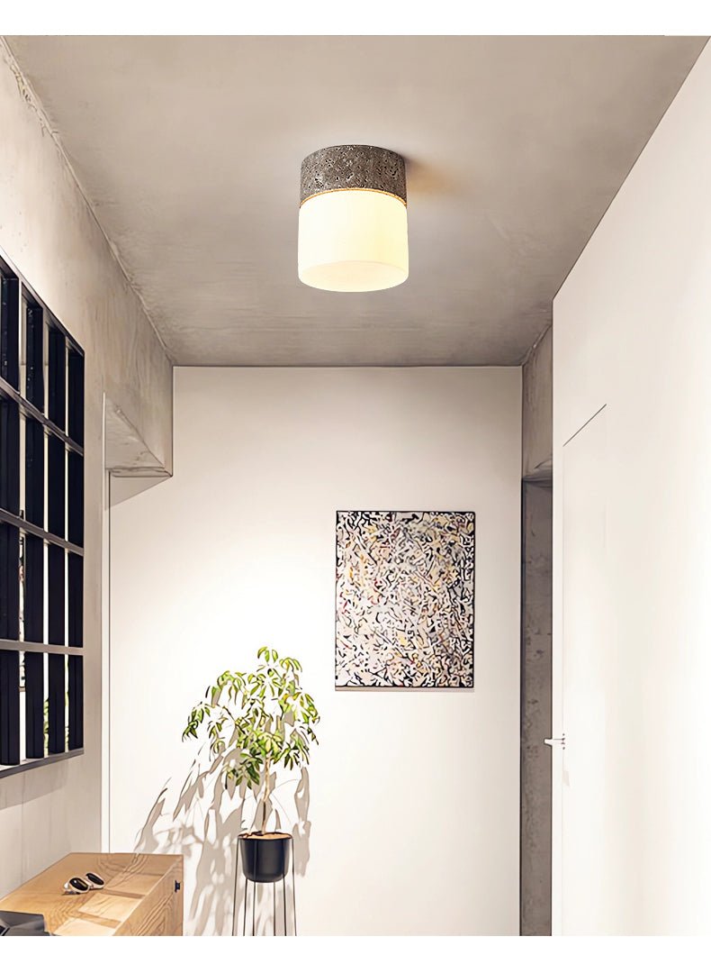 Astrid Travertine Ceiling Lamp - Vakkerlight