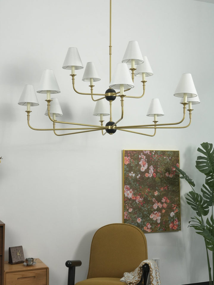 Astris Brass Chandelier - Vakkerlight