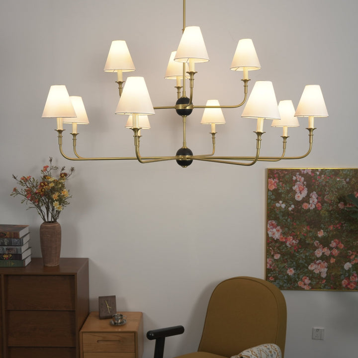 Astris Brass Chandelier - Vakkerlight