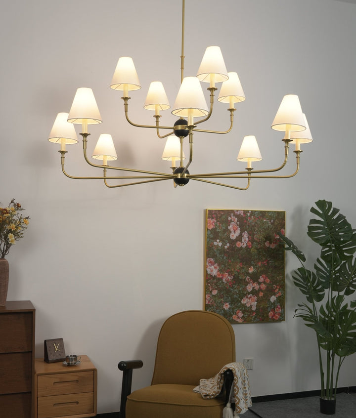 Astris Brass Chandelier - Vakkerlight