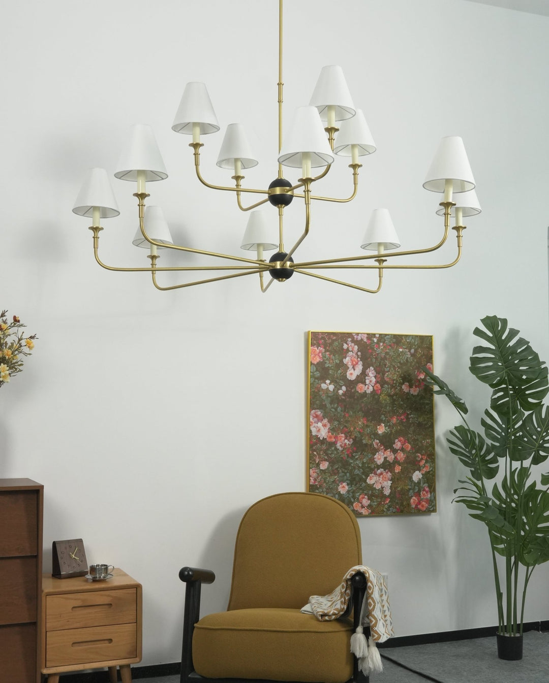 Astris Brass Chandelier - Vakkerlight