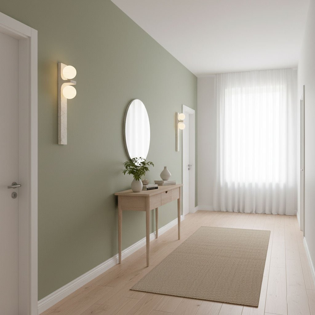 Asymmetrical Travertine Wall Sconce - Vakkerlight