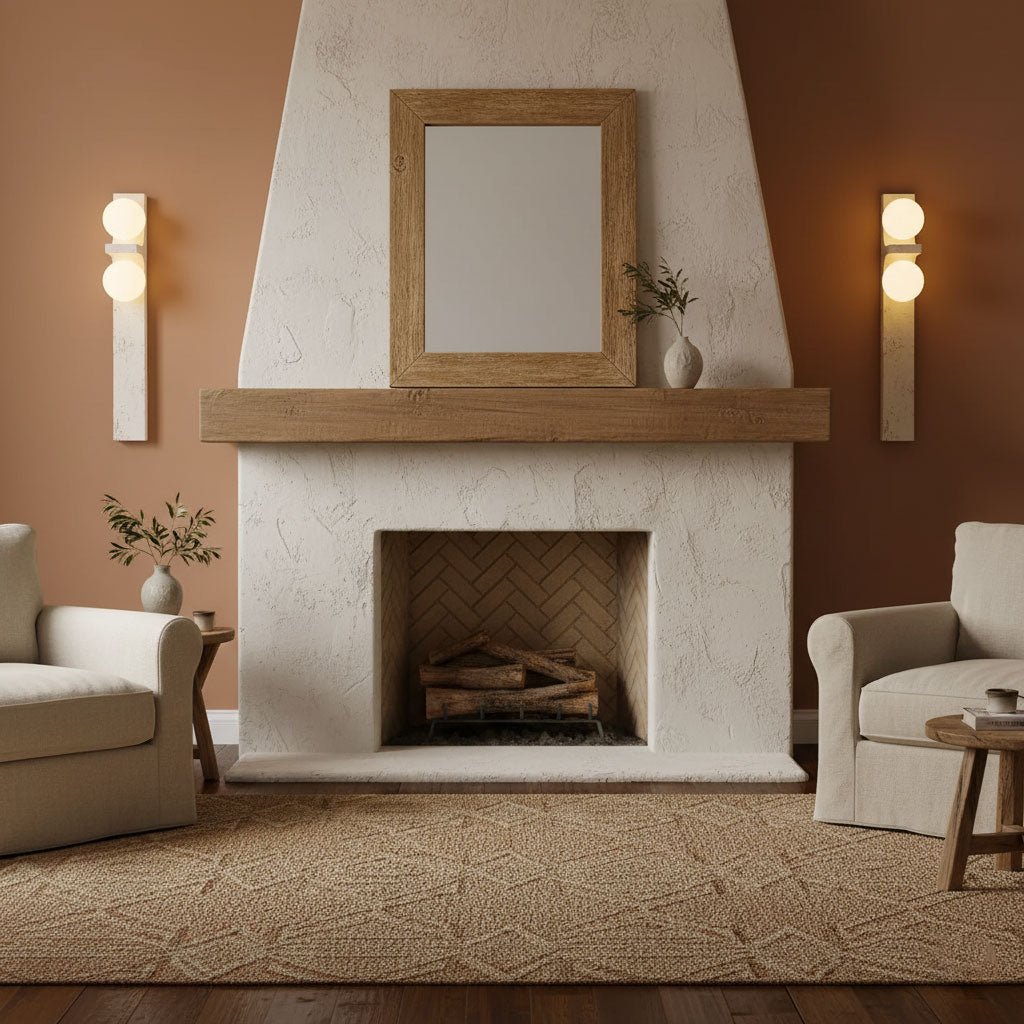 Asymmetrical Travertine Wall Sconce - Vakkerlight