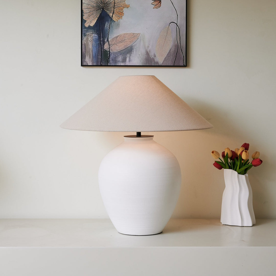 Aterra Ceramic Table Lamp - Vakkerlight