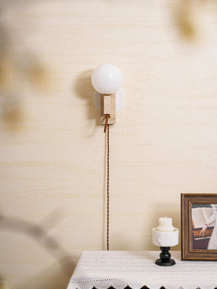 Atlas Globe Wall Sconce