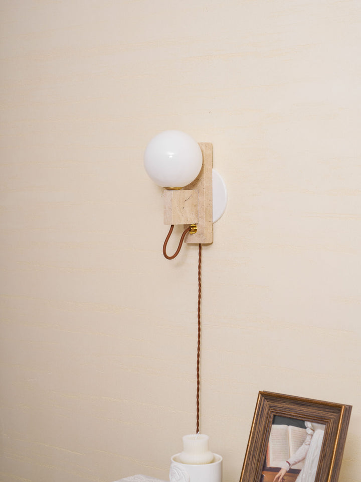 Atlas Globe Wall Sconce