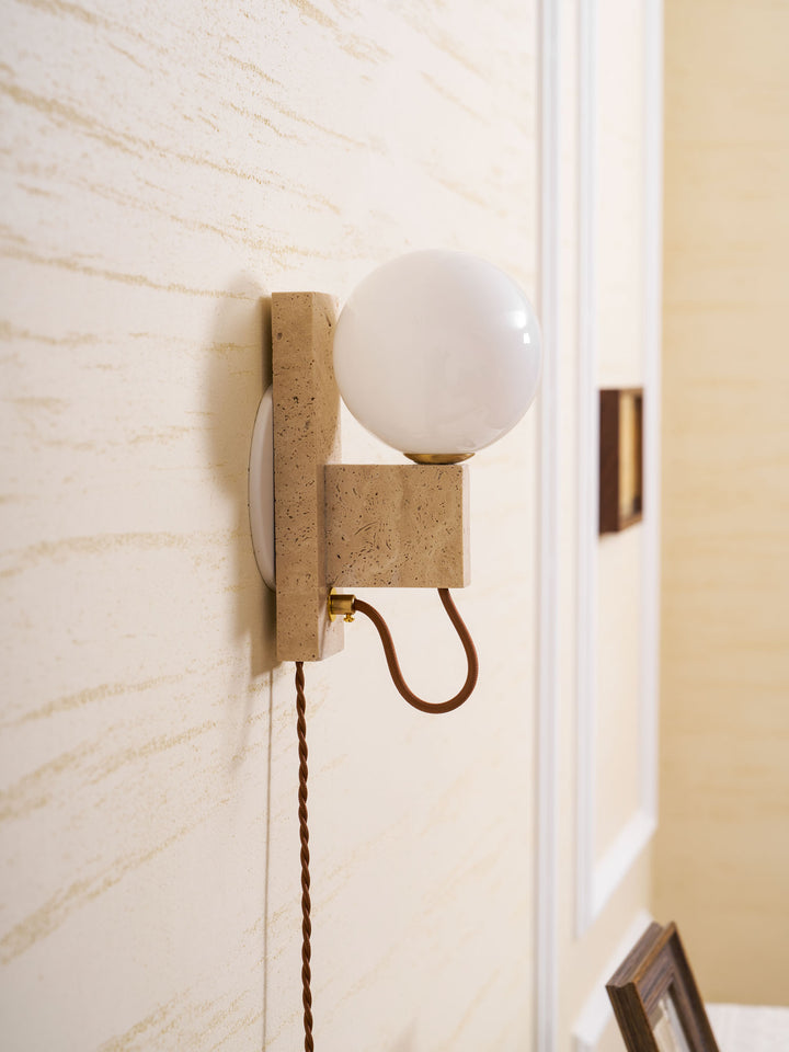 Atlas Globe Wall Sconce