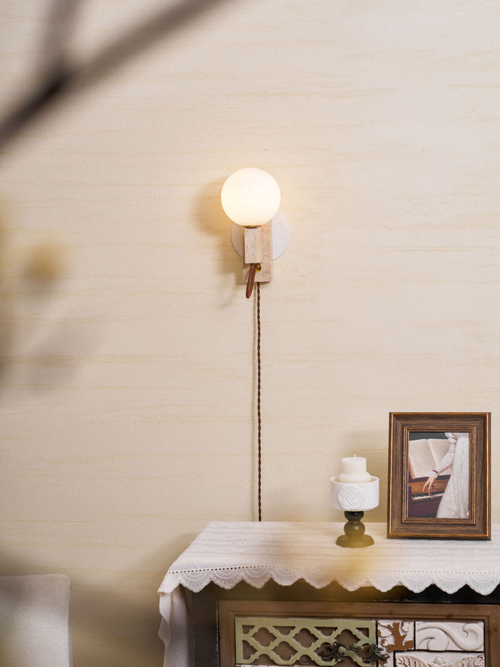 Atlas Globe Wall Sconce