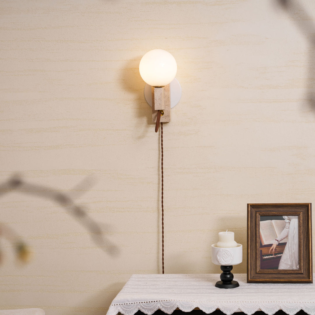 Atlas Globe Wall Sconce
