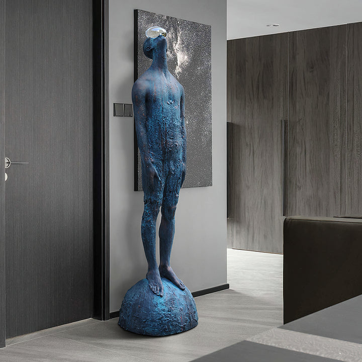 Atlas Guardian Sculpture Floor Ornaments - Vakkerlight