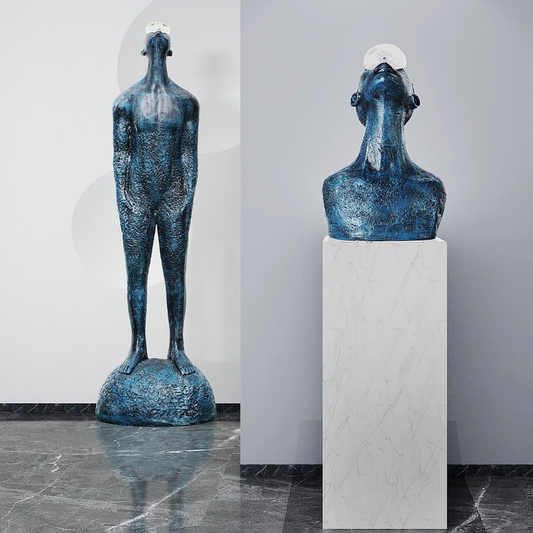 Atlas Guardian Sculpture Floor Ornaments - Vakkerlight