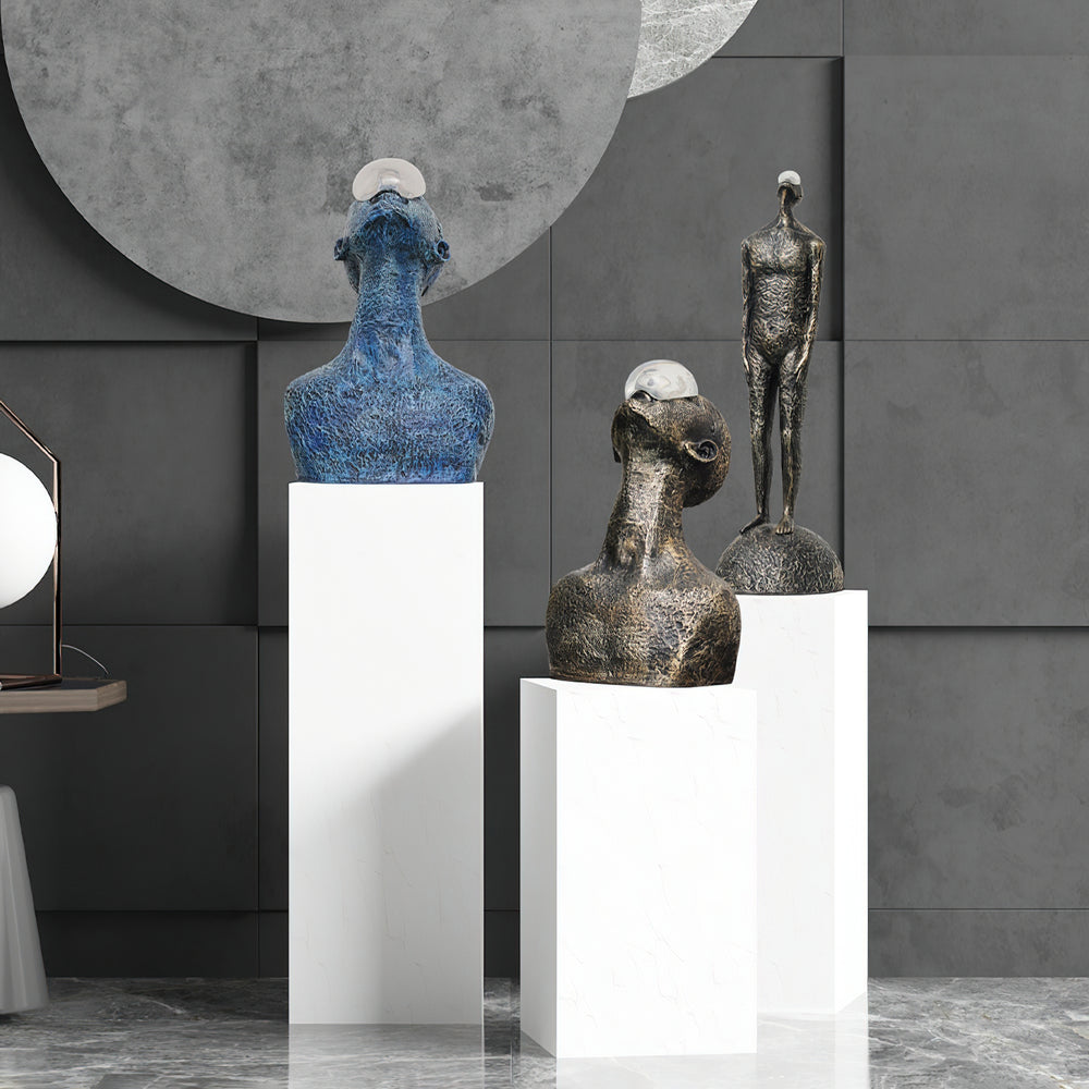 Atlas Guardian Sculpture Table Ornaments - Vakkerlight