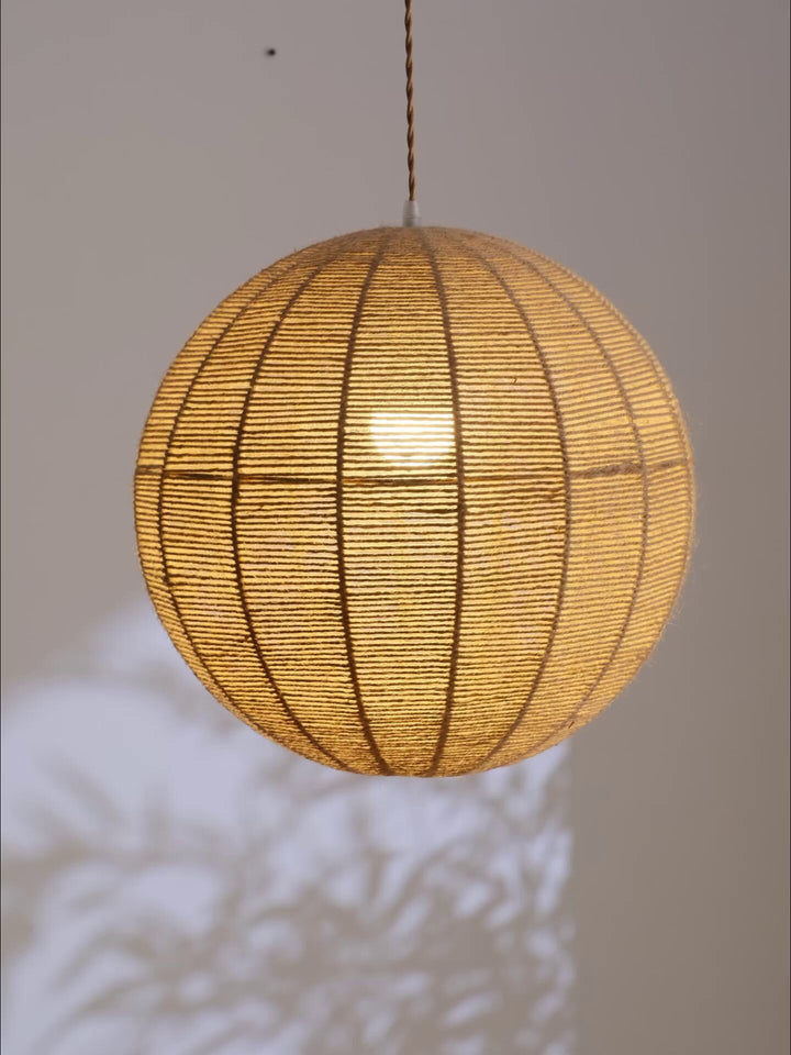 Atlas Rope Globe Pendant Lamp