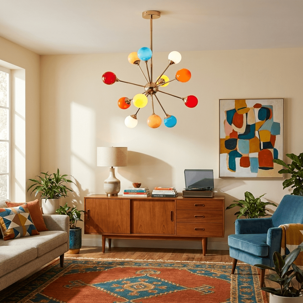 Atomic Sputnik Chandelier - Vakkerlight