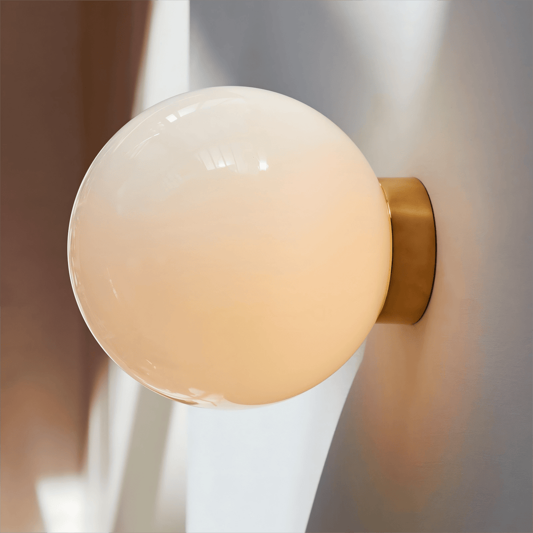 Aura Globe Glass Wall Light - Vakkerlight