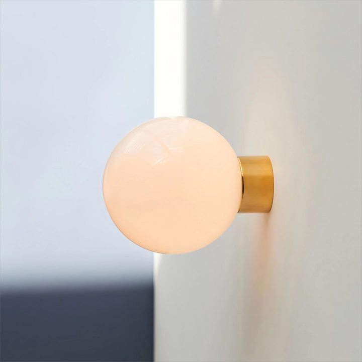 Aura Globe Glass Wall Light - Vakkerlight