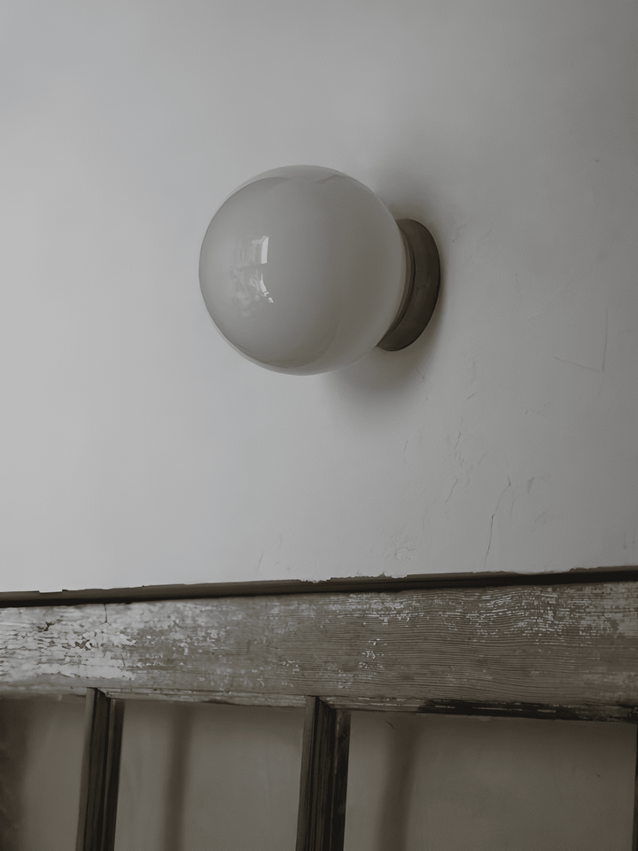 Aura Globe Glass Wall Light - Vakkerlight