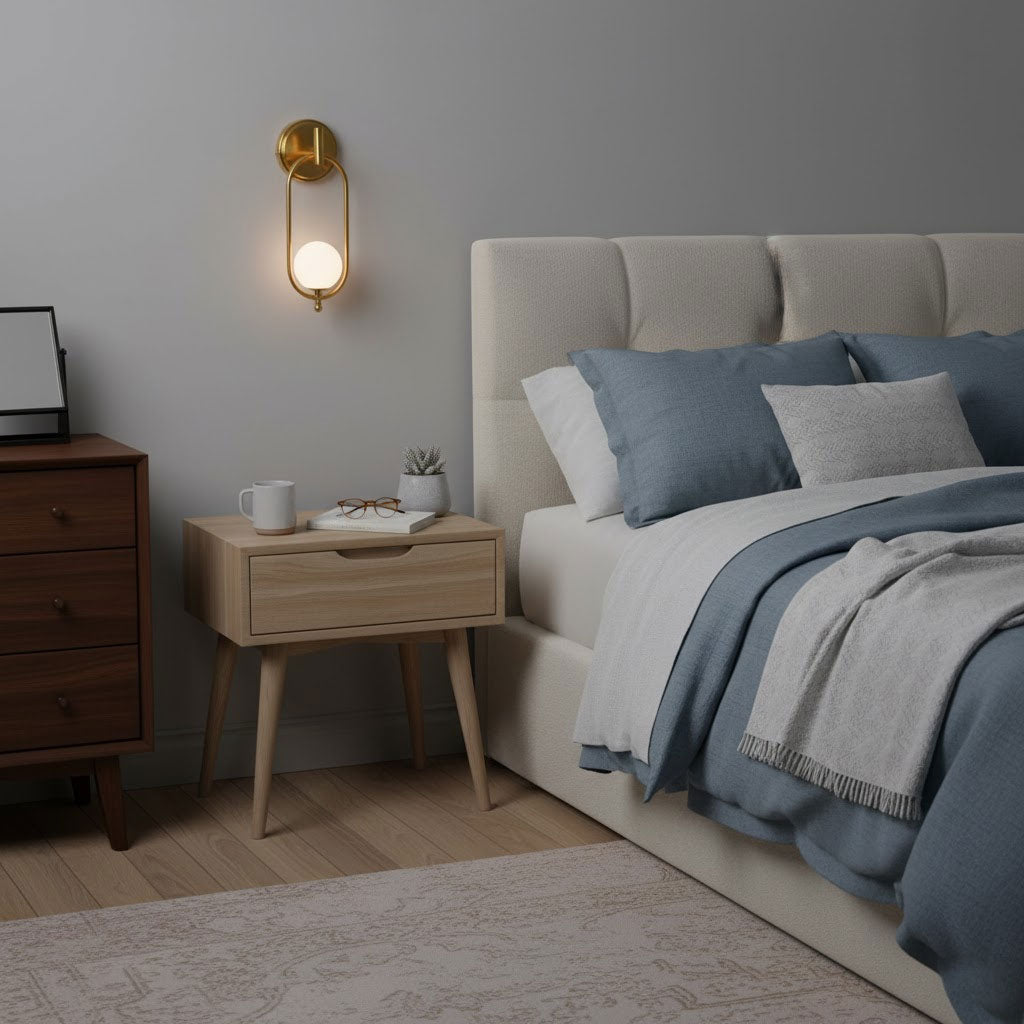 Aurea Brass Wall Light - Vakkerlight