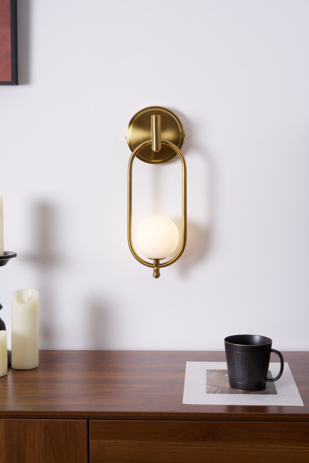 Aurea Brass Wall Light - Vakkerlight