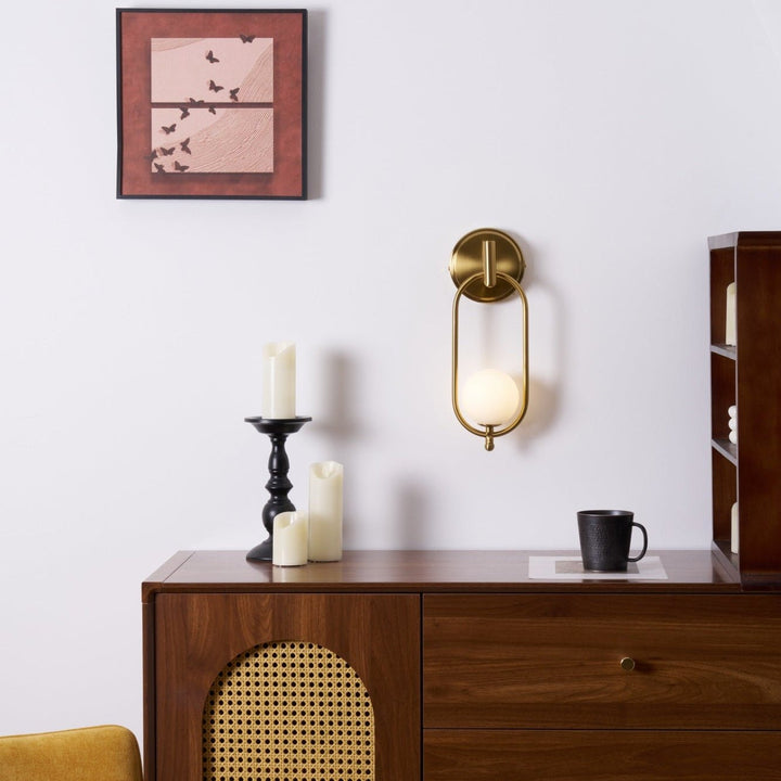 Aurea Brass Wall Light - Vakkerlight
