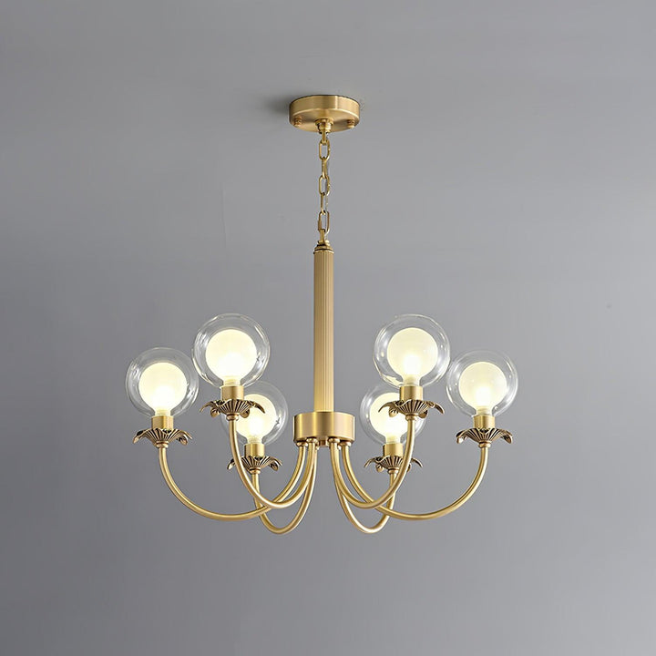 Aureate Radiance Glass Chandelier - Vakkerlight