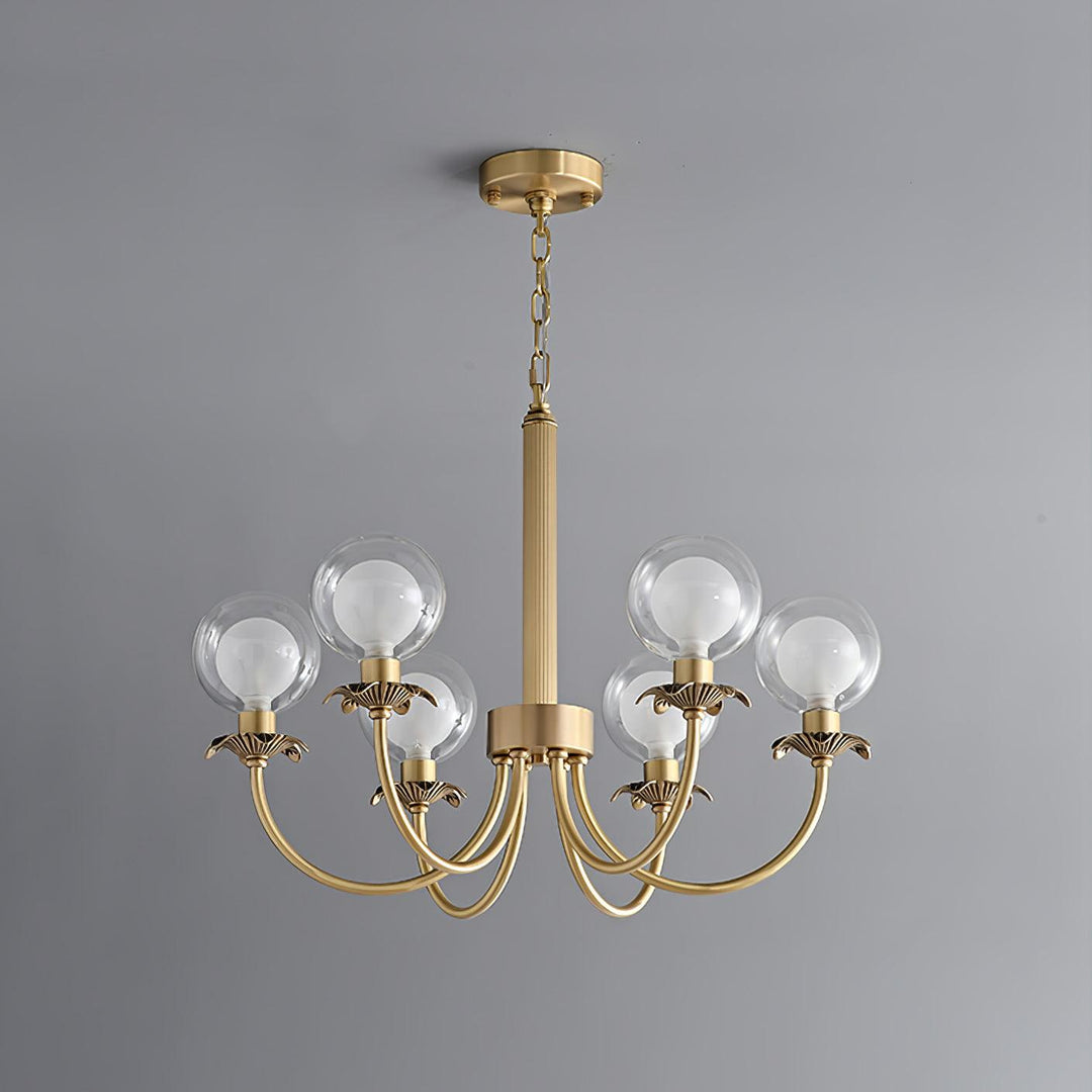 Aureate Radiance Glass Chandelier - Vakkerlight