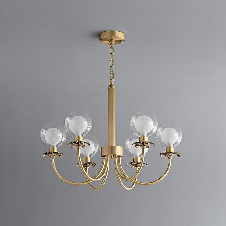 Aureate Radiance Glass Chandelier - Vakkerlight