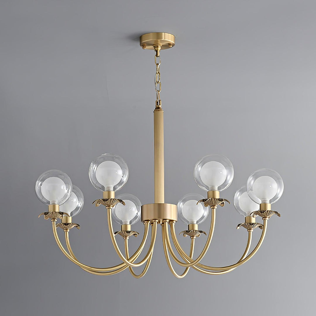 Aureate Radiance Glass Chandelier - Vakkerlight