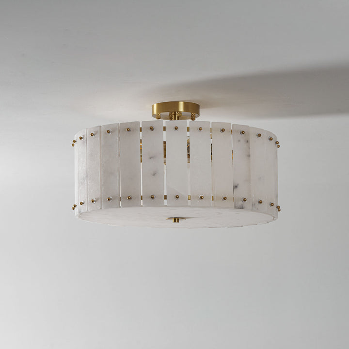 Aurelia Alabaster Ring Ceiling Lamp - Vakkerlight