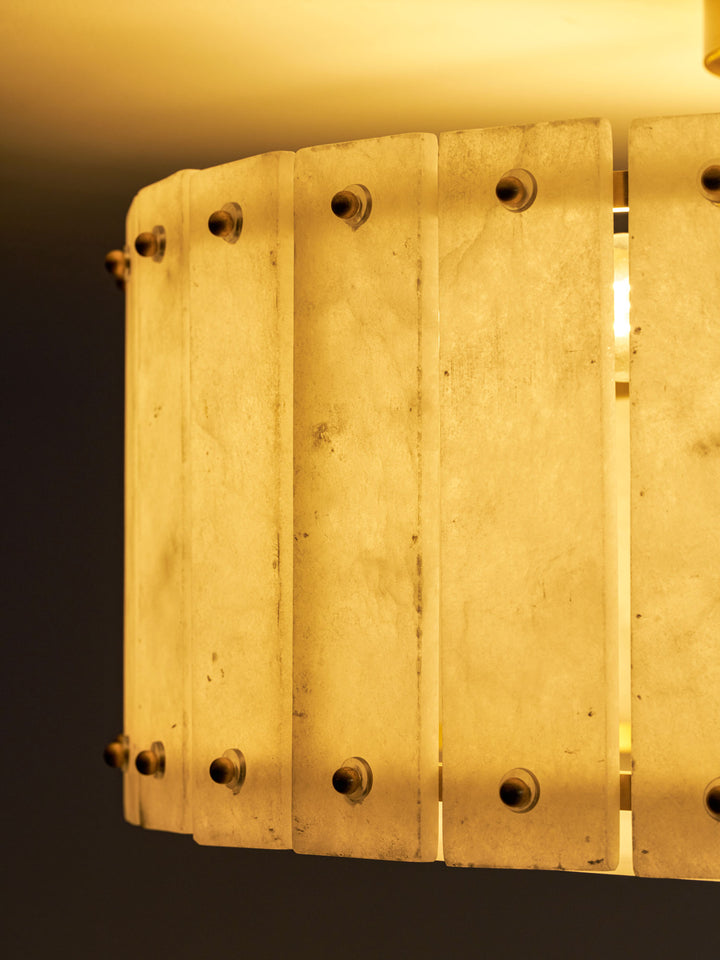 Aurelia Alabaster Ring Ceiling Lamp - Vakkerlight