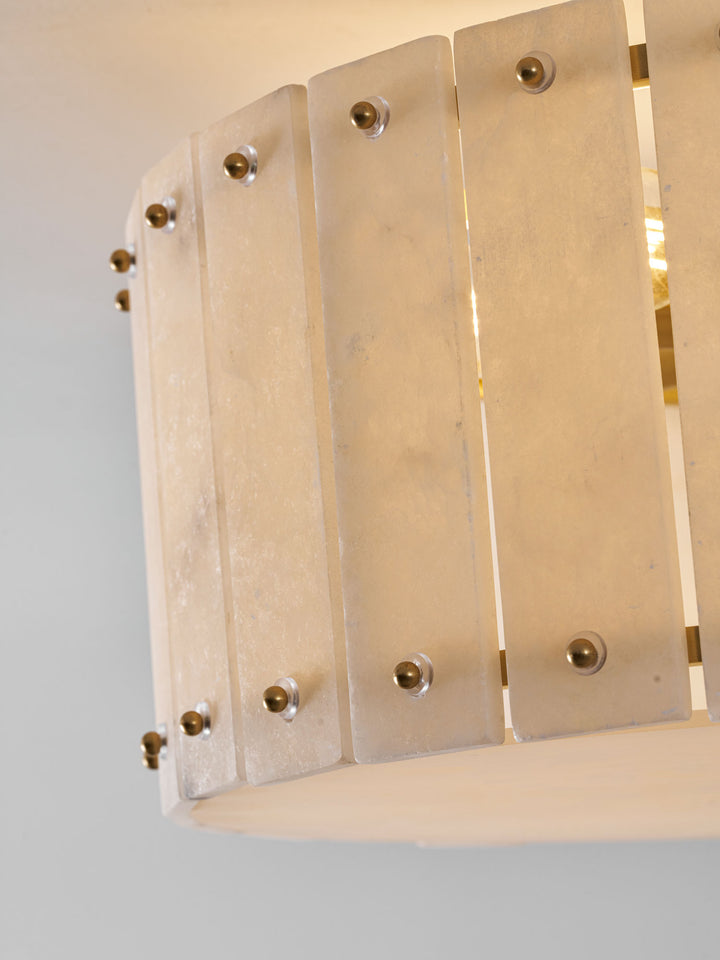 Aurelia Alabaster Ring Ceiling Lamp - Vakkerlight