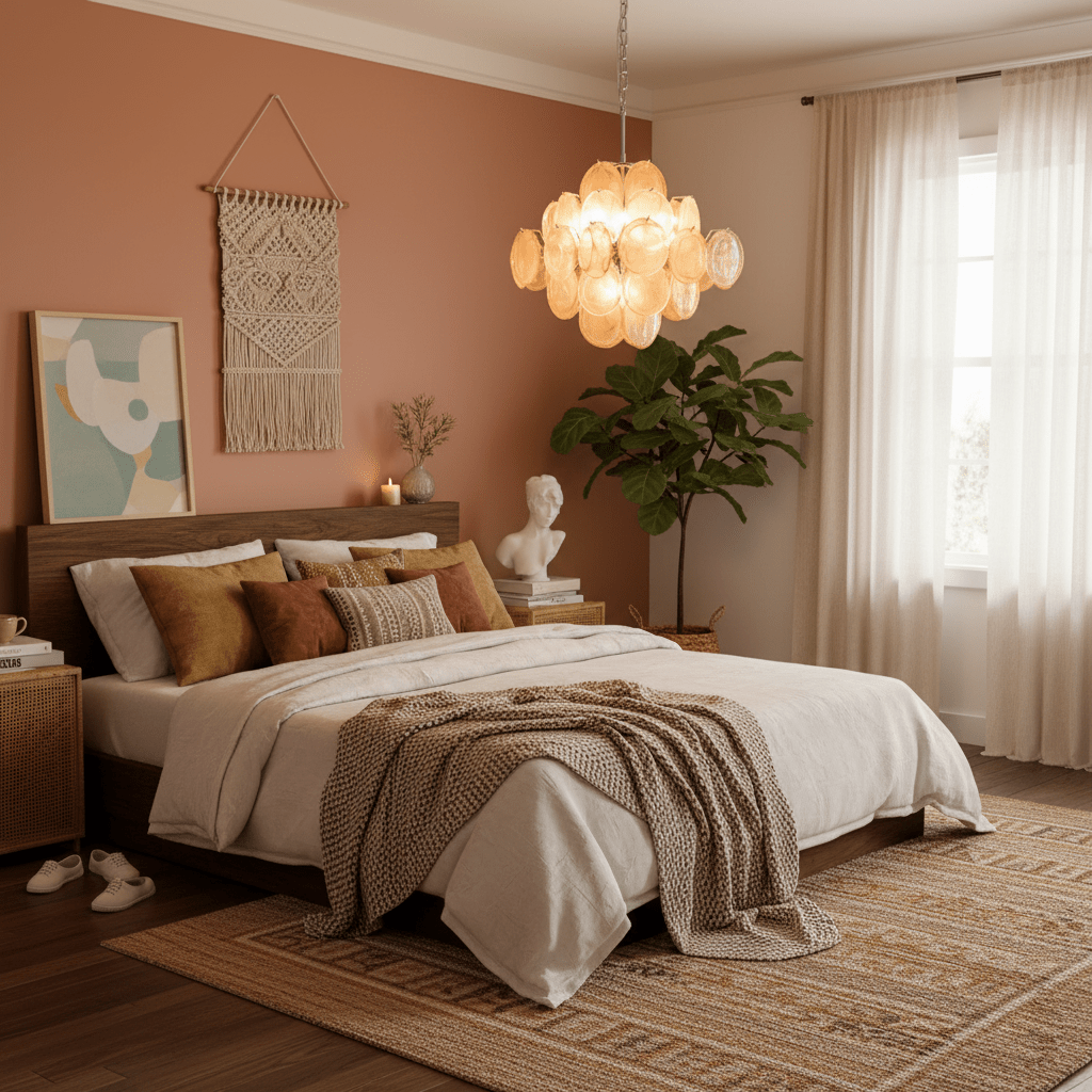 Aurelia Apricot Murano Glass Chandelier - Vakkerlight