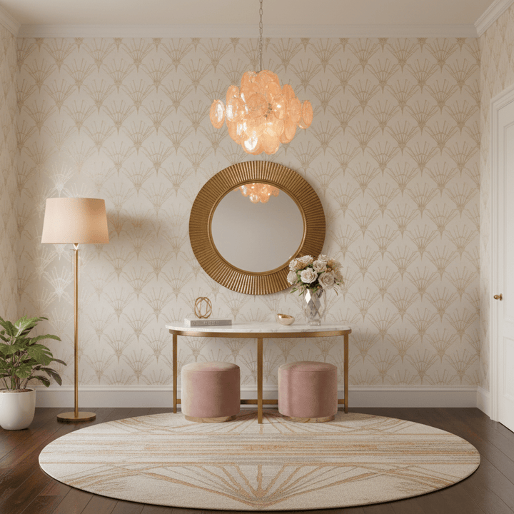 Aurelia Apricot Murano Glass Chandelier - Vakkerlight