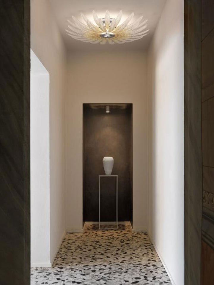 Aurelia Glass Petal Ceiling Light - Vakkerlight