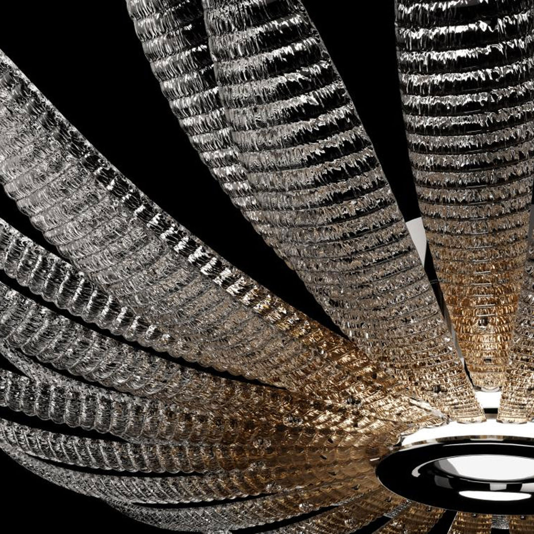 Aurelia Glass Petal Ceiling Light - Vakkerlight