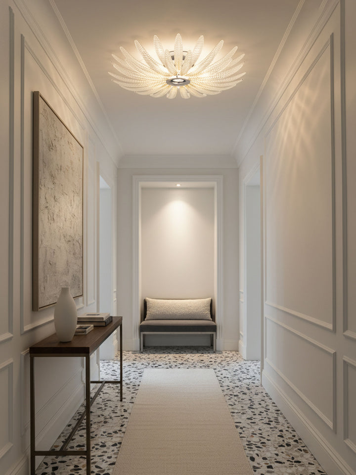 Aurelia Glass Petal Ceiling Light - Vakkerlight