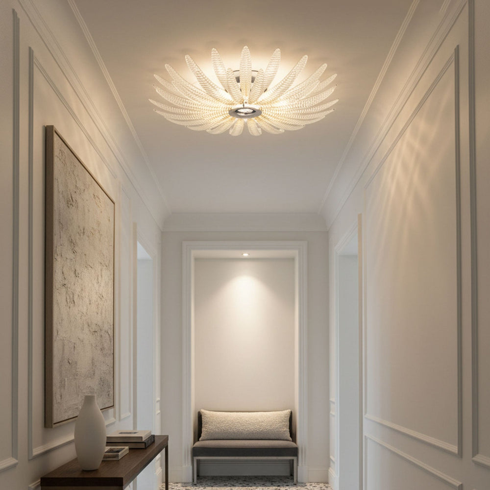 Aurelia Glass Petal Ceiling Light - Vakkerlight