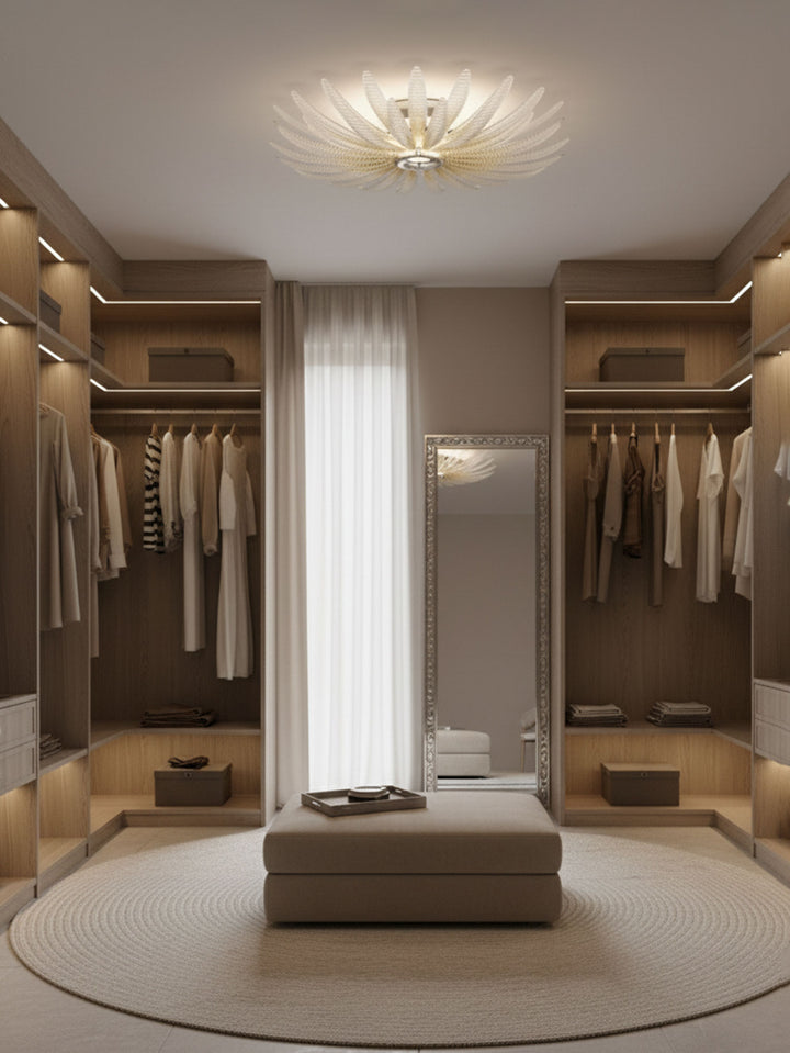 Aurelia Glass Petal Ceiling Light - Vakkerlight