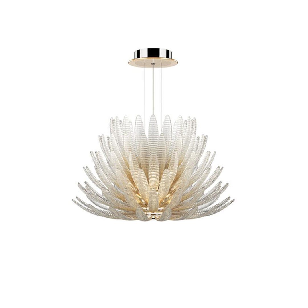 Aurelia Glass Petal Chandelier - Vakkerlight