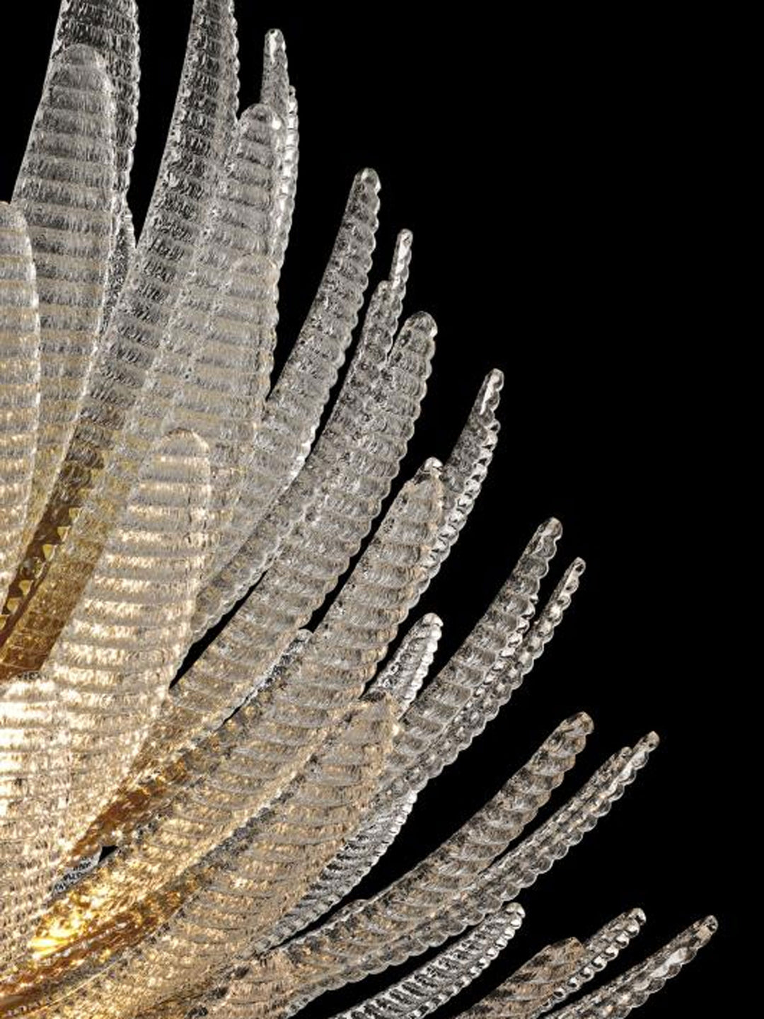 Aurelia Glass Petal Chandelier - Vakkerlight