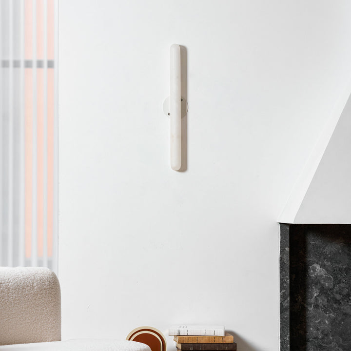 Aurelia Slim Alabaster Linear Wall Light - Vakkerlight