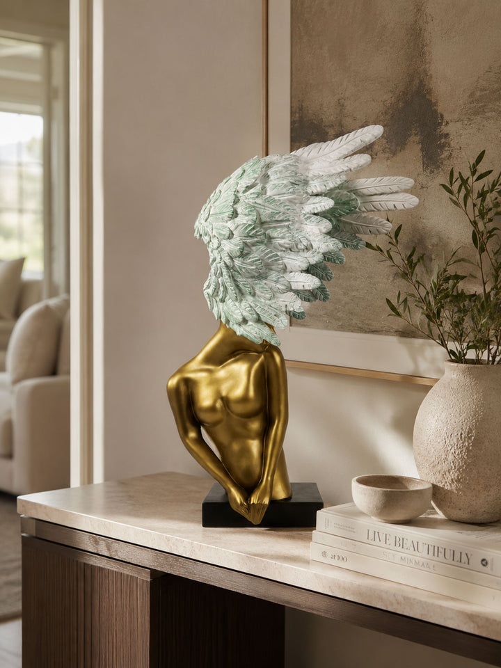 Aurelia Winged Bust Sculpture - Vakkerlight