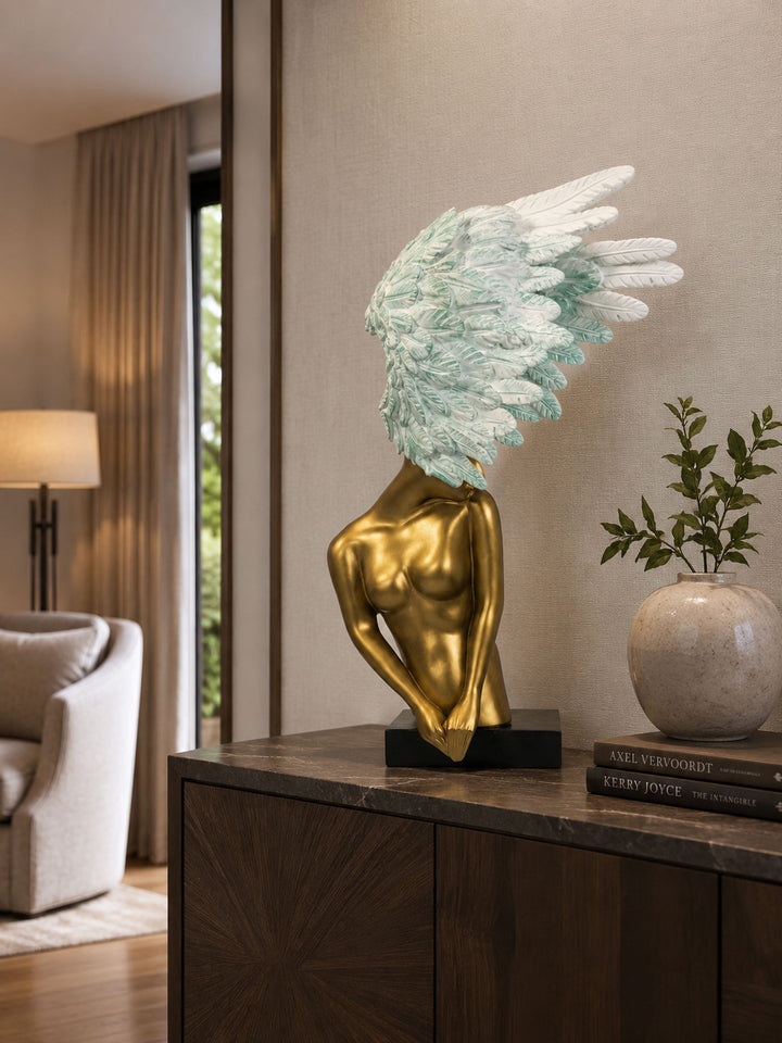 Aurelia Winged Bust Sculpture - Vakkerlight