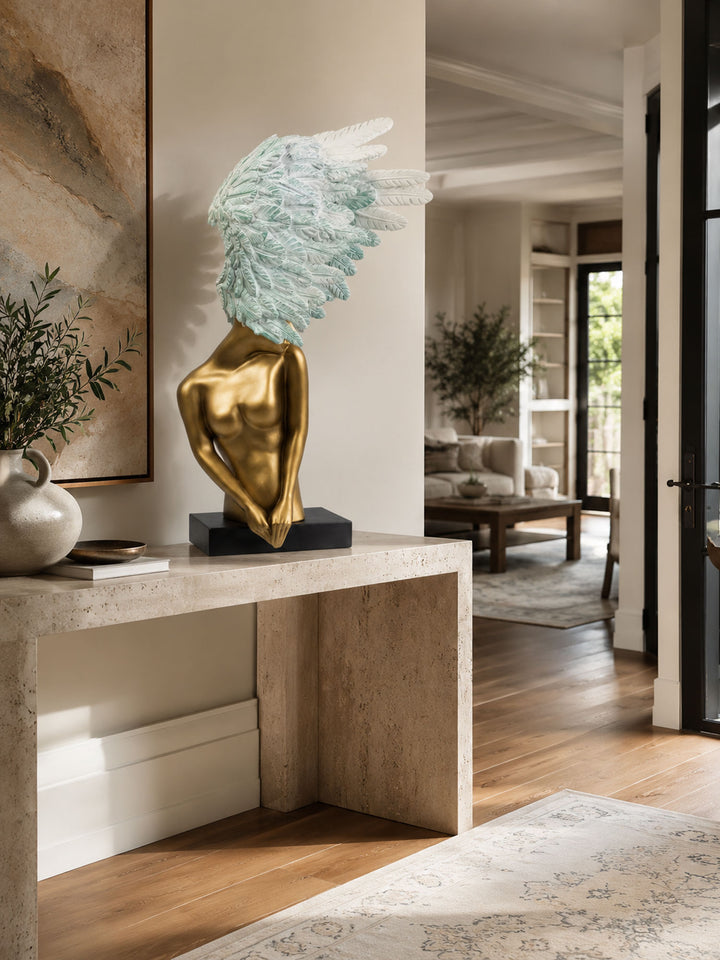 Aurelia Winged Bust Sculpture - Vakkerlight