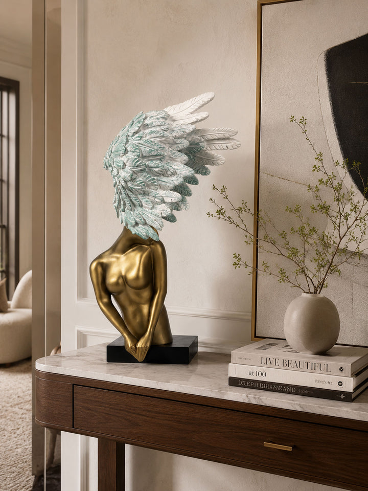 Aurelia Winged Bust Sculpture - Vakkerlight