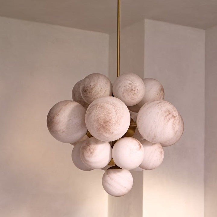 Aurelia Alabaster Cluster Chandelier - Vakkerlight