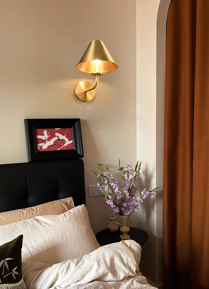 Aurelia Brass Wall Sconce