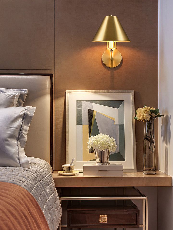 Aurelia Brass Wall Sconce