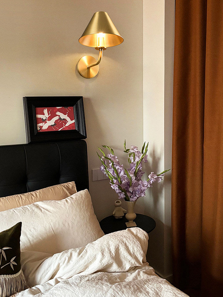 Aurelia Brass Wall Sconce