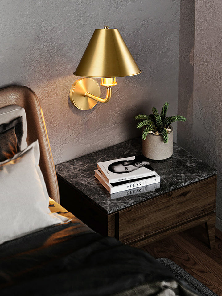 Aurelia Brass Wall Sconce